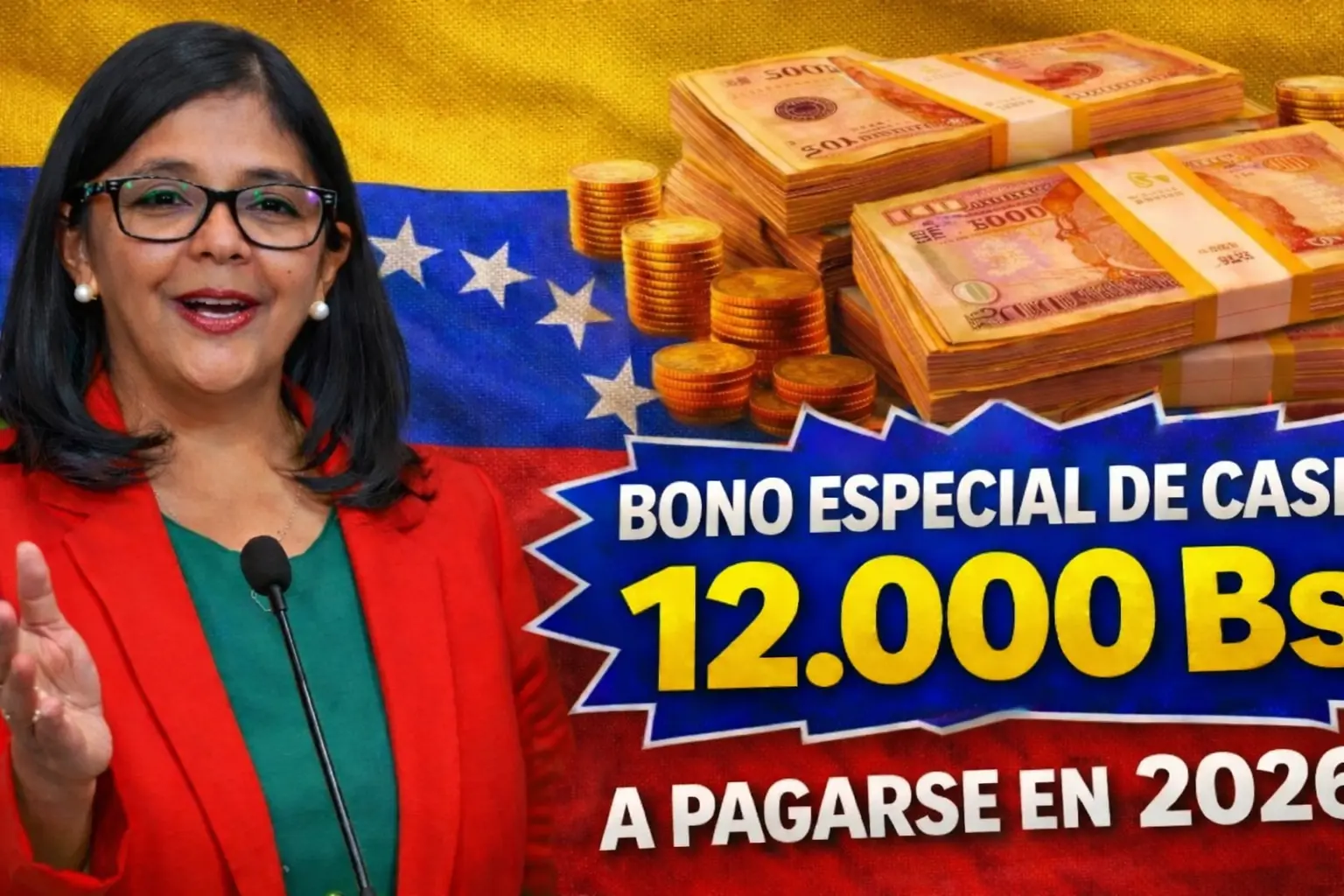 Bono Especial de Casi 12.000 Bs a Pagarse en 2026: ¿Quiénes lo Recibirán Vía Patria?