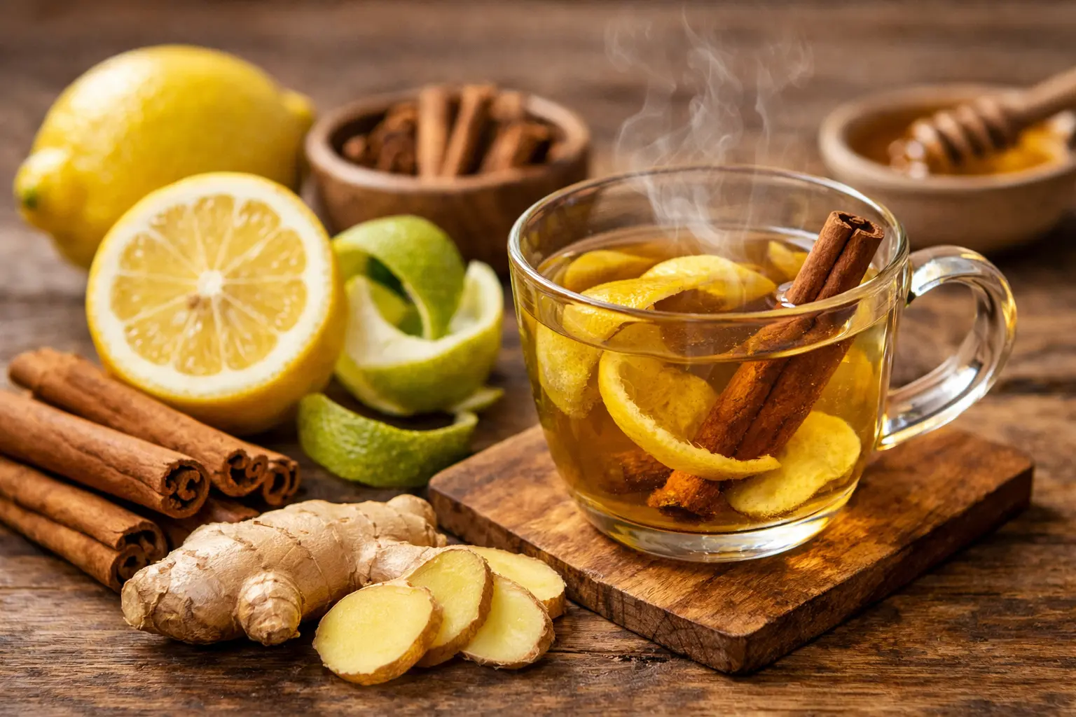 Calentar canela con cáscara de limón y jengibre: por qué lo recomiendan y para qué funciona