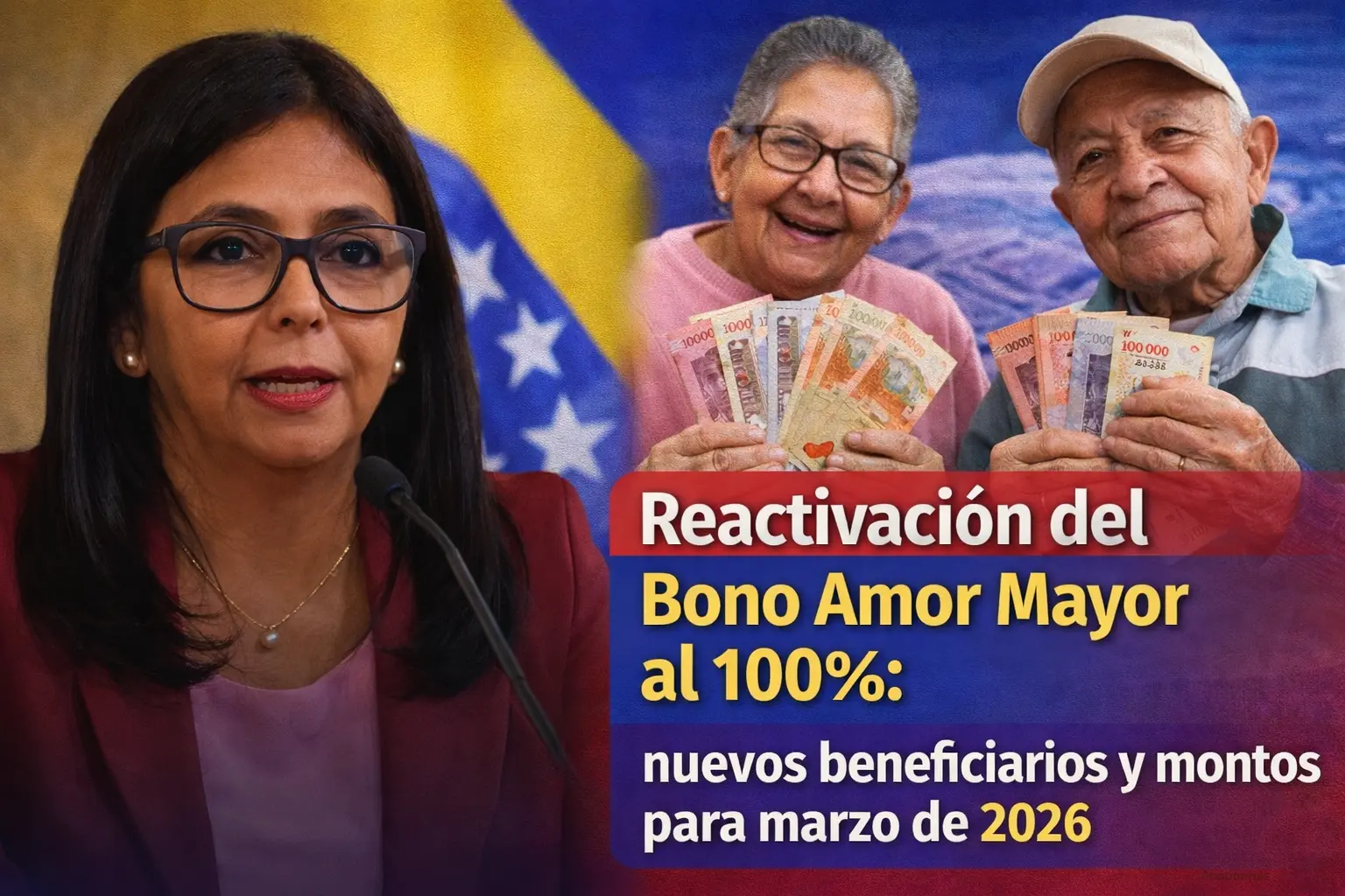 Reactivación del Bono Amor Mayor al 100%: nuevos beneficiarios y montos para marzo de 2026